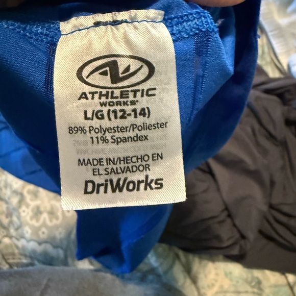 Athletic Works Sheer Blue Tank Top - Picture 2 of 3